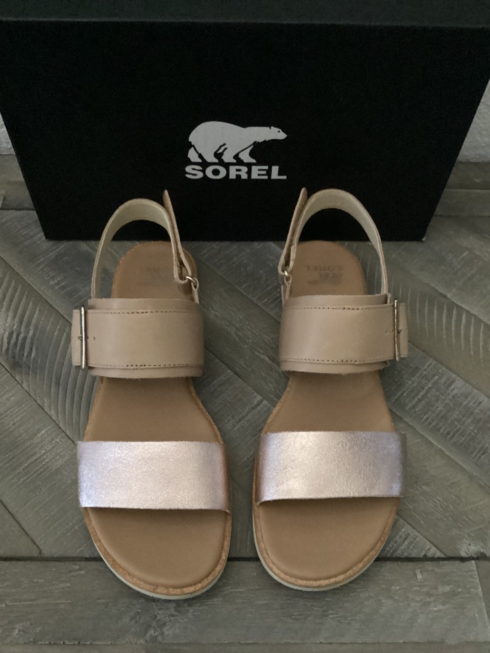 SOREL Ella III Slingback Sandals, size 9 - Picture 1 of 10